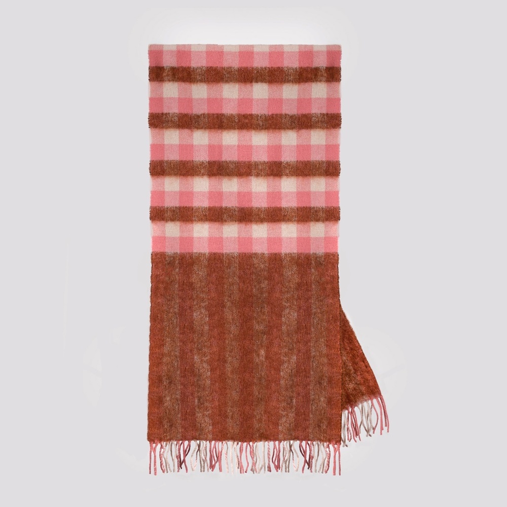 PAUL SMITH Mohair Alpaca Wool Blend Scarf